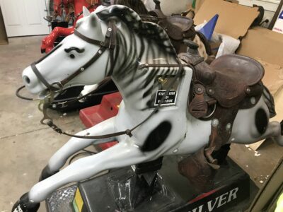 Coin operated horse